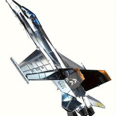 3D F18 Fighter Puzzle Toy - Full Metal DIY Assembled Model