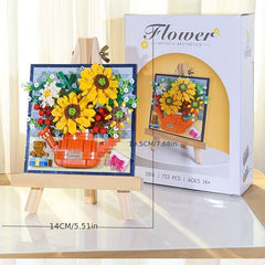 48pcs Building Toys For 14 Years Old Yellow Building Blocks Puzzle Indoor Sunshi