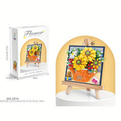 48pcs Building Toys For 14 Years Old Yellow Building Blocks Puzzle Indoor Sunshi