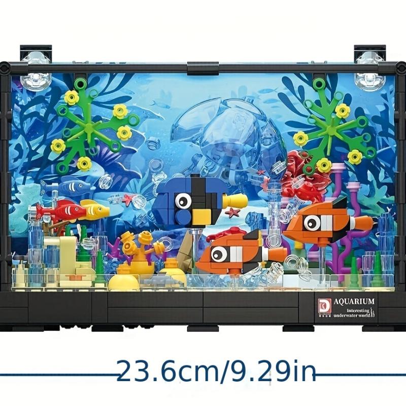 Fish Building Blocks Aquarium Building Blocks Toys Ocean Series