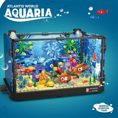 Fish Building Blocks Aquarium Building Blocks Toys Ocean Series