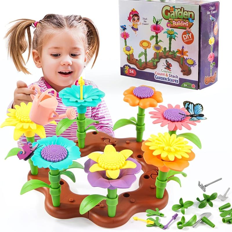 Flower Garden Building Toy for Girls 4-6 Years Old - STEM Educational Activity