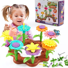 Flower Garden Building Toy for Girls 4-6 Years Old - STEM Educational Activity