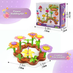 Flower Garden Building Toy for Girls 4-6 Years Old - STEM Educational Activity