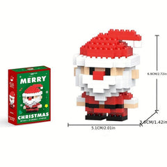 Christmas Santa And Sled Building Blocks Set