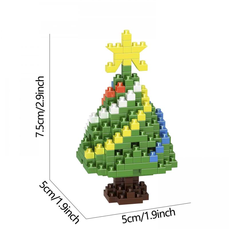 Santa Puzzle Building Blocks Christmas Gift