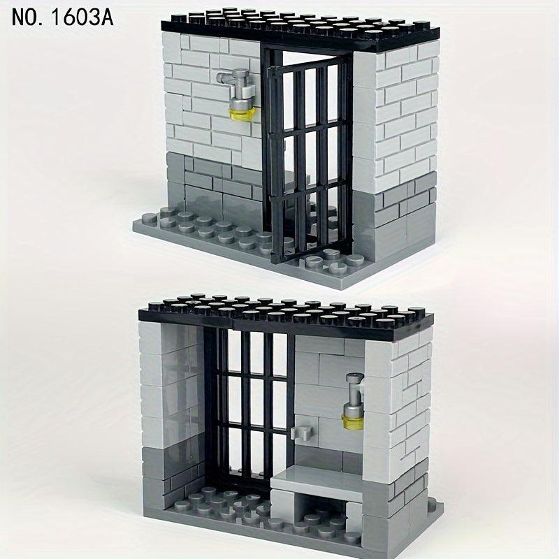 Prison Cell Building Blocks Toy Set