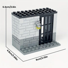 Prison Cell Building Blocks Toy Set