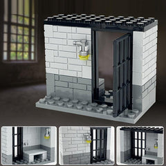 Prison Cell Building Blocks Toy Set