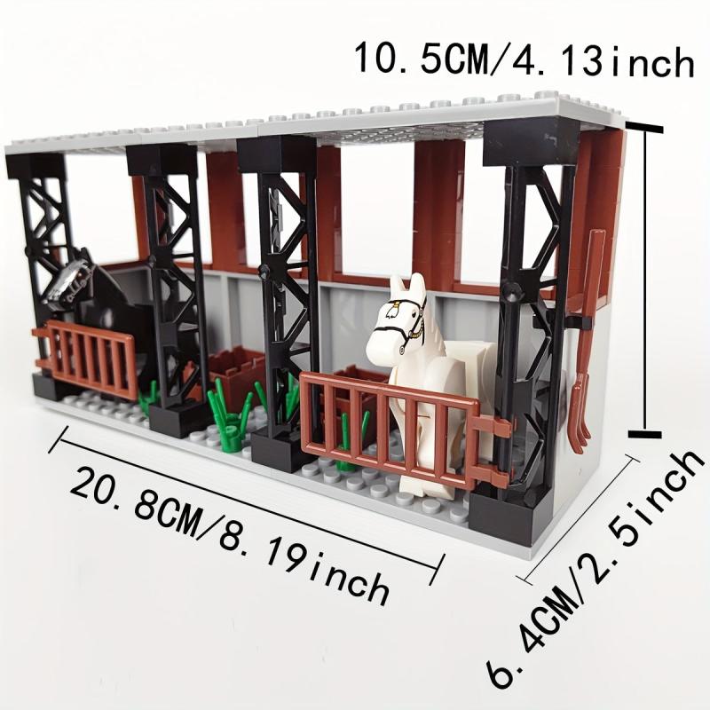 Farm Series Stable Set Gift Building Block Combination