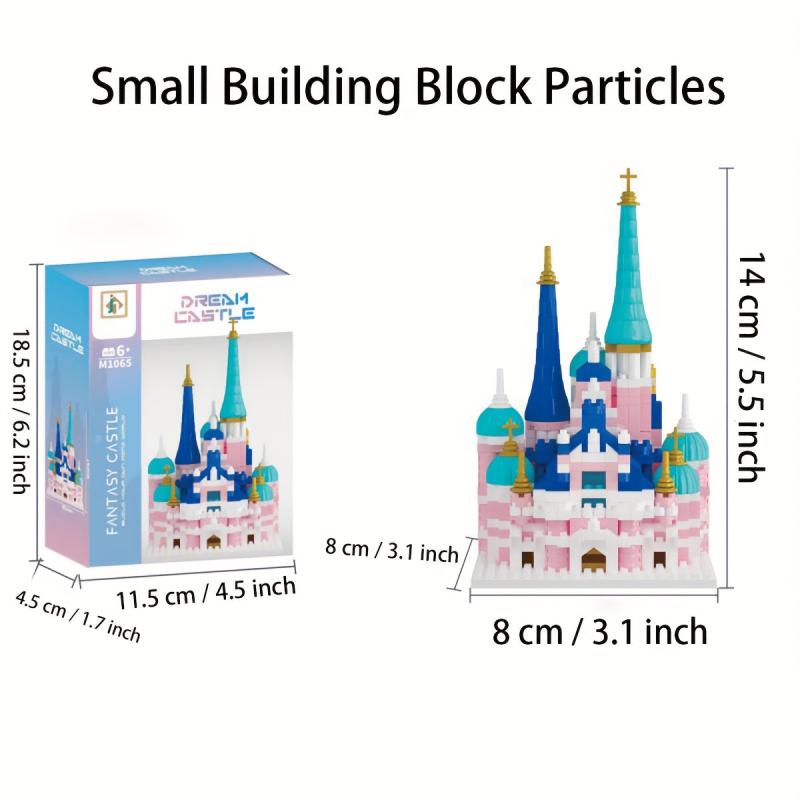 Fantasy Castle Building Blocks Christmas and New Year's