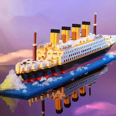 1860pcs Cruise Building Blocks Toy Set