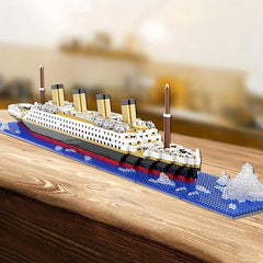 1860pcs Cruise Building Blocks Toy Set