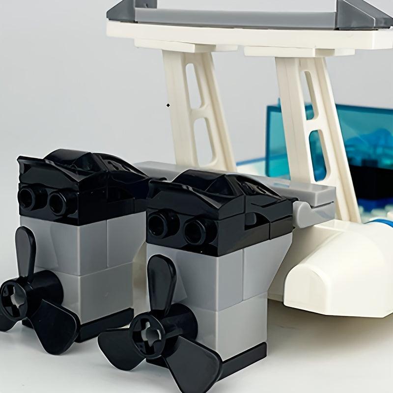 Building Blocks Submarine Speedboat Set