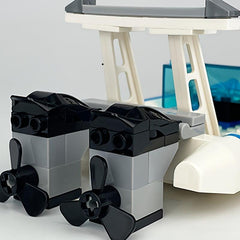 Building Blocks Submarine Speedboat Set