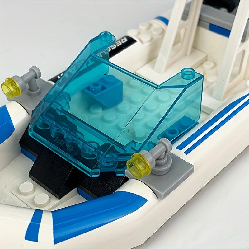 Building Blocks Submarine Speedboat Set