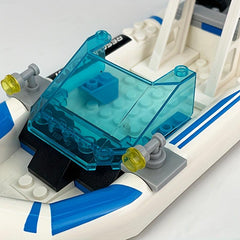 Building Blocks Submarine Speedboat Set