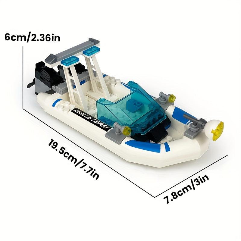 Building Blocks Submarine Speedboat Set