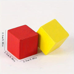 10pcs Multicolored Building Block Toys To Build House Cube Building Toys Random