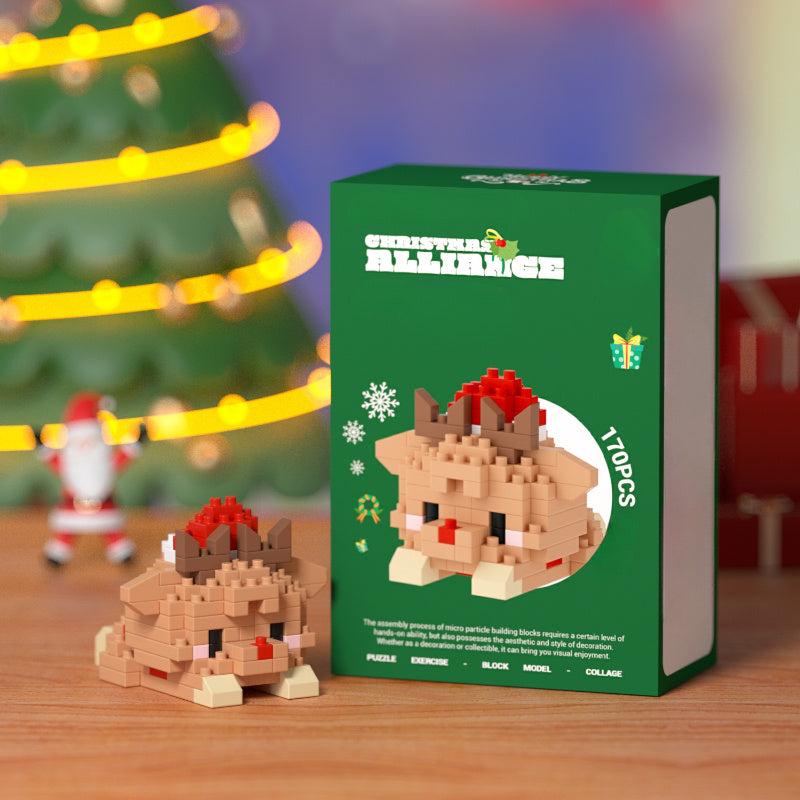 Christmas Building Blocks DIY Educational Toys Gift