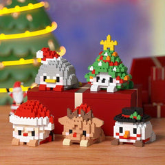 Christmas Building Blocks DIY Educational Toys Gift