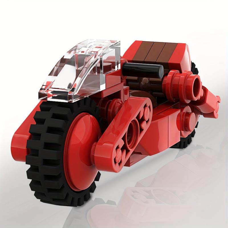 51pcs Motorcycle Building Blocks Movies Lightcycle Model Kits DIY Bricks Toy