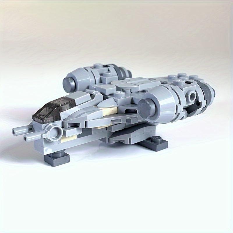 Space Battle Spaceship Building Block Model Creative Toy Ornament