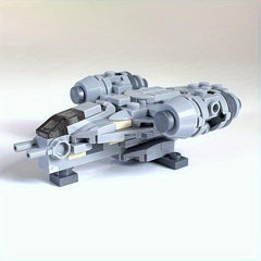Space Battle Spaceship Building Block Model Creative Toy Ornament
