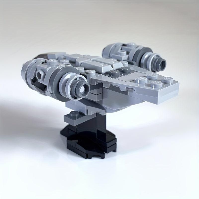 Space Battle Spaceship Building Block Model Creative Toy Ornament