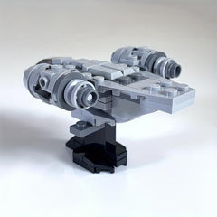 Space Battle Spaceship Building Block Model Creative Toy Ornament