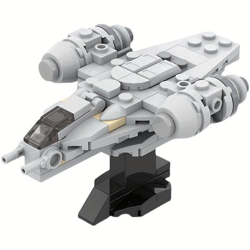 Space Battle Spaceship Building Block Model Creative Toy Ornament
