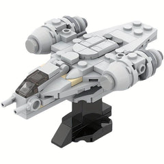 Space Battle Spaceship Building Block Model Creative Toy Ornament