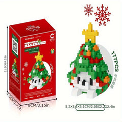 Christmas Building Blocks Set - Holiday Toy for Kids