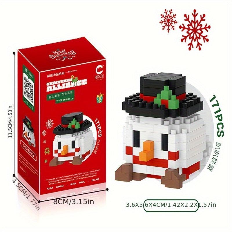 Christmas Building Blocks Set - Holiday Toy for Kids