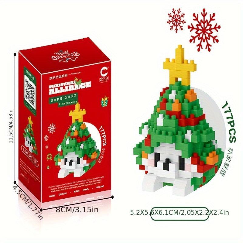 Christmas Building Blocks Set - Holiday Toy for Kids