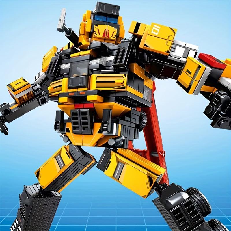 Engineering Crane Building Blocks Robot Toys DIY Decoration Gift
