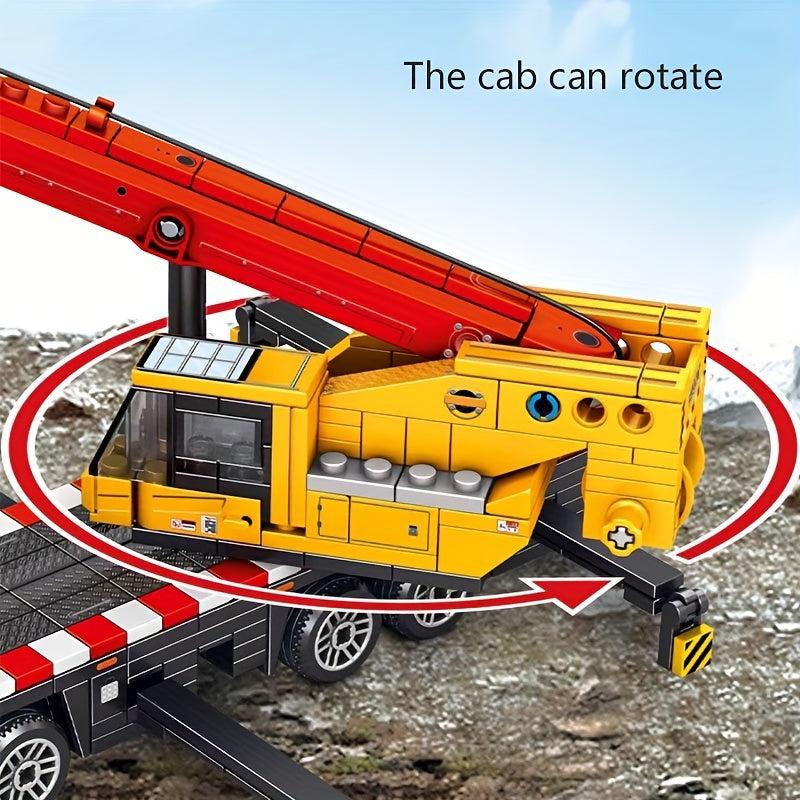 Engineering Crane Building Blocks Robot Toys DIY Decoration Gift