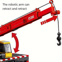 Engineering Crane Building Blocks Robot Toys DIY Decoration Gift