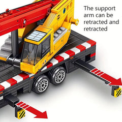 Engineering Crane Building Blocks Robot Toys DIY Decoration Gift