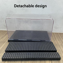 Building Block Dust Cover Transparent Building Block Ornament Display Box