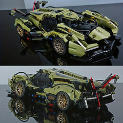 1039pcs Racing Car Building Blocks Model DIY City Technology Sports Car Toy