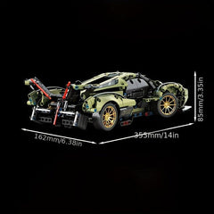 1039pcs Racing Car Building Blocks Model DIY City Technology Sports Car Toy