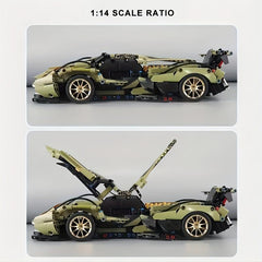 1039pcs Racing Car Building Blocks Model DIY City Technology Sports Car Toy