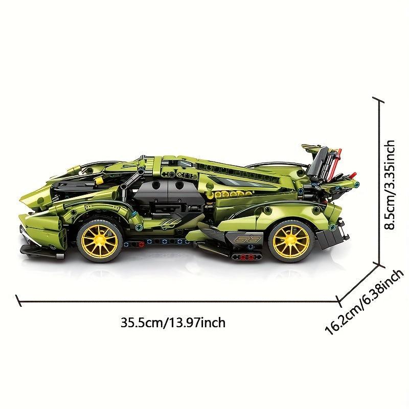 1039pcs Racing Car Building Blocks Model DIY City Technology Sports Car Toy