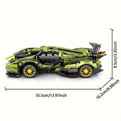1039pcs Racing Car Building Blocks Model DIY City Technology Sports Car Toy