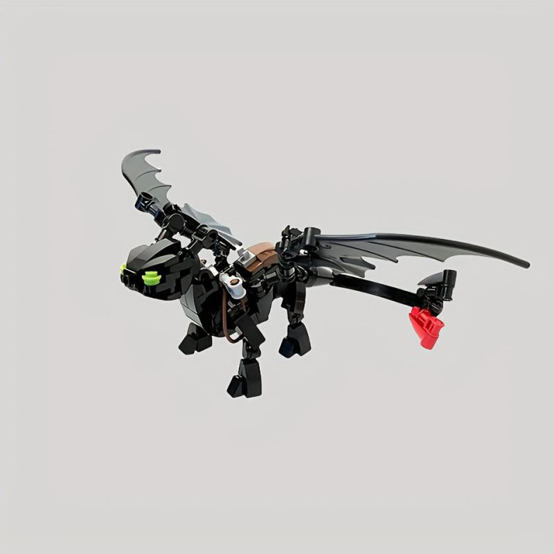 Classic Anime Dragon Building Blocks Model Christmas Gift Toy