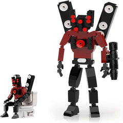 259pcs Toilet Figure Building Block Kit Horror Game Model Toy