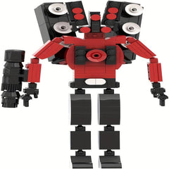 259pcs Toilet Figure Building Block Kit Horror Game Model Toy