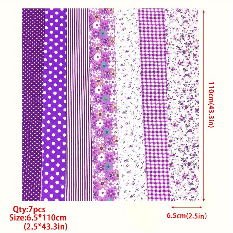 7pcs 6 35 109 Fabric Strips Roll Collection Jelly Fabric Bundles