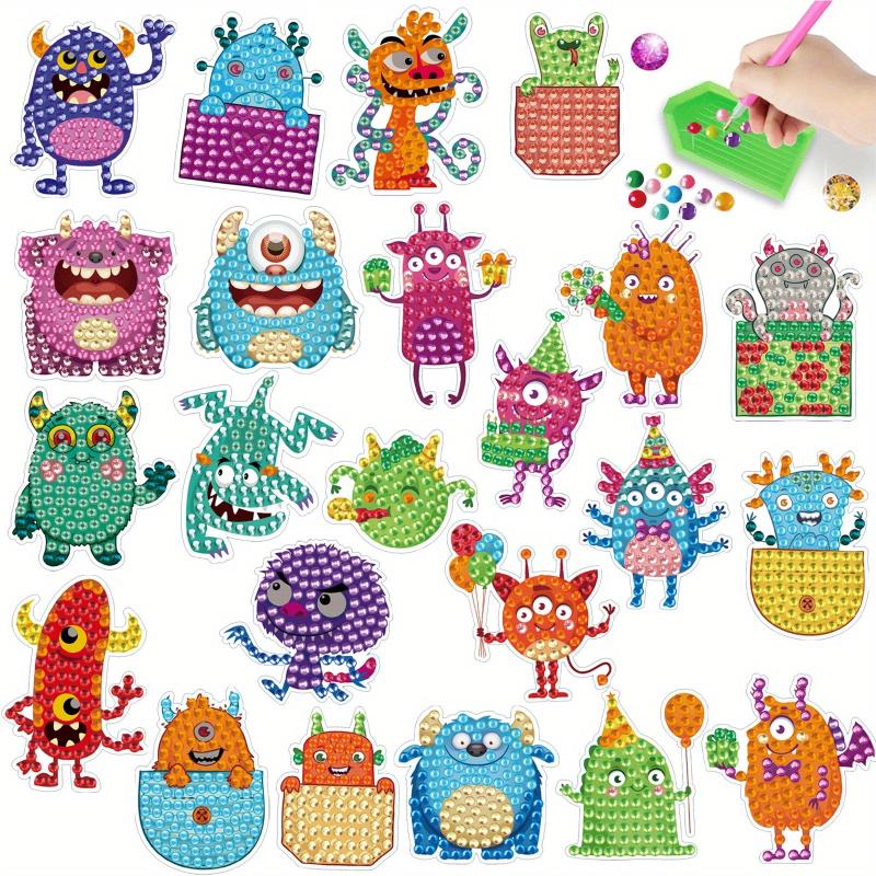 Halloween Monster Cartoon Theme Diamond Painting Stickers Kit